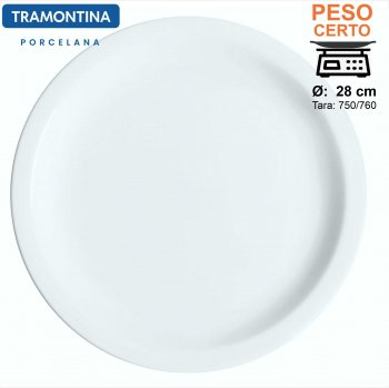 Prato Raso Paola 28cm 96600/100 Peso Certo