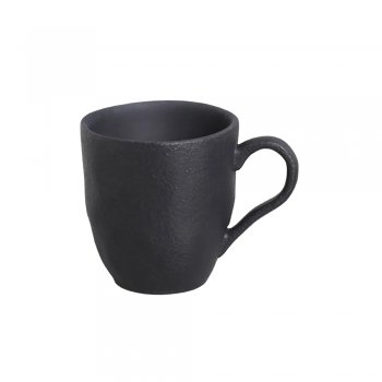 Orgânico Preto Matte Caneca 250ml 8x9cm