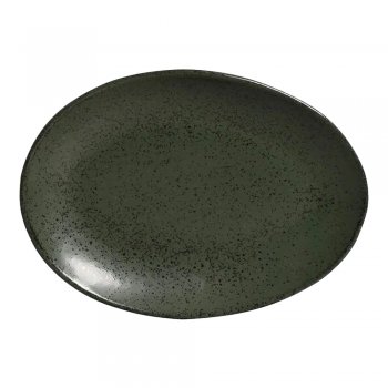Orgânico Greenery Prato Raso Oval 31x24cm